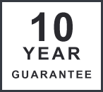 10 year guarantee icon